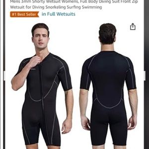 Sealskin men’s 3 mil wet suit